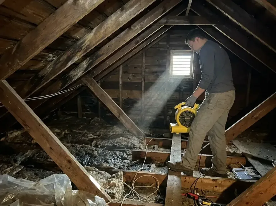 attic-water-damage-drying-proc-007 — frequently asked questions, Emergency Water Extraction & 24/7 Flood Response in Tylerto…